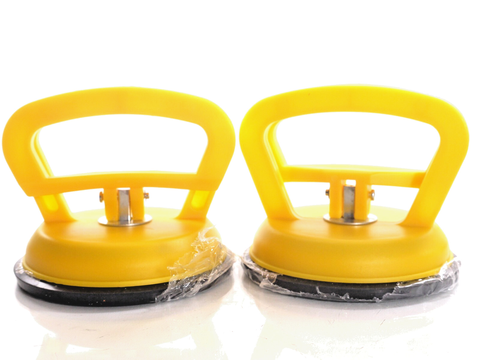 2  Double Handle Locking Heavy Duty Suction Plastic Cup 4.5" IN DIAMETER EA