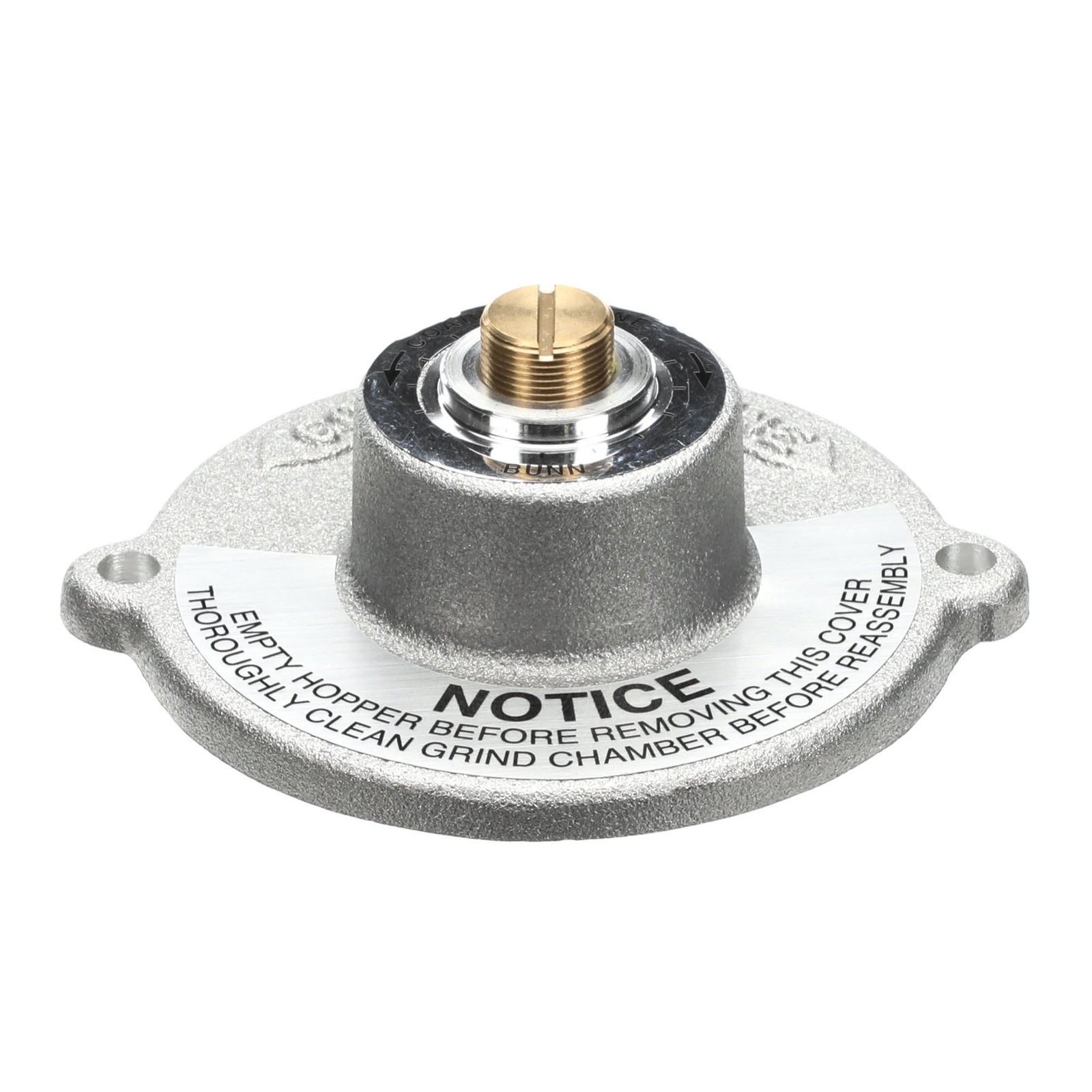 Bunn Cap/Adj Screw/Decals,Burr Housing 05867.0002 - Genuine OEM Replacement Part