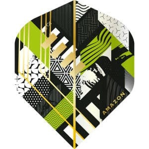 Amazon Abstract No2 Black Dart Flights