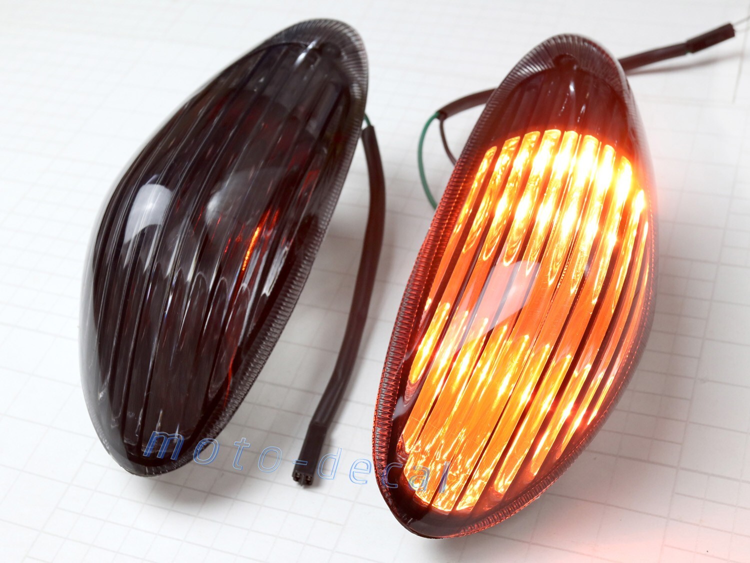 Front Indicator Turn Signal Light Bulbs For 1997-2007 Katana 600 GSX600F Smoke