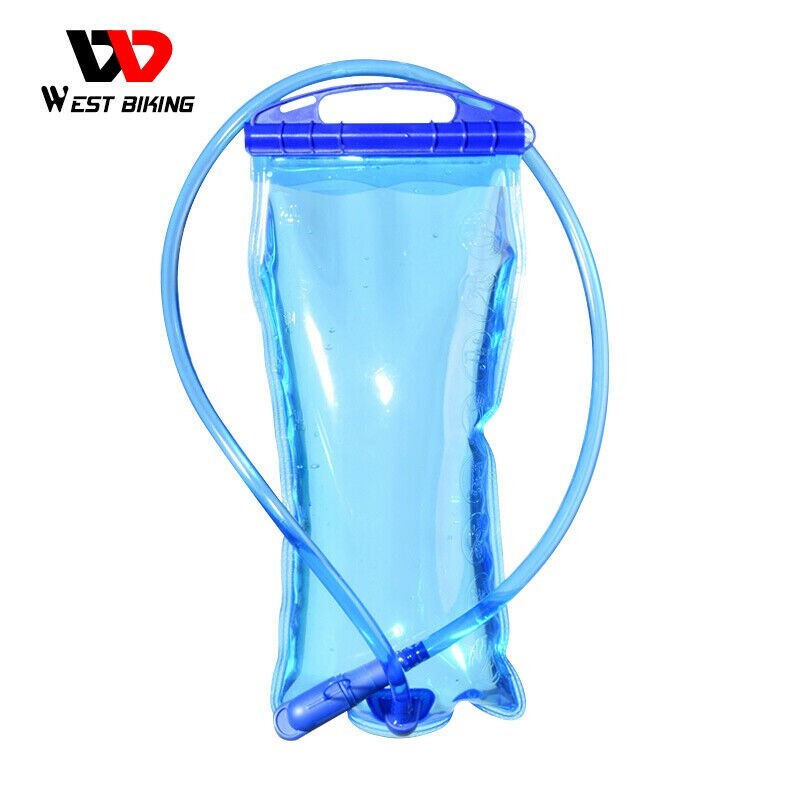 WEST BIKING 2L Water Bladder Bag Blue Transparent Quick Release Drink Water Bag