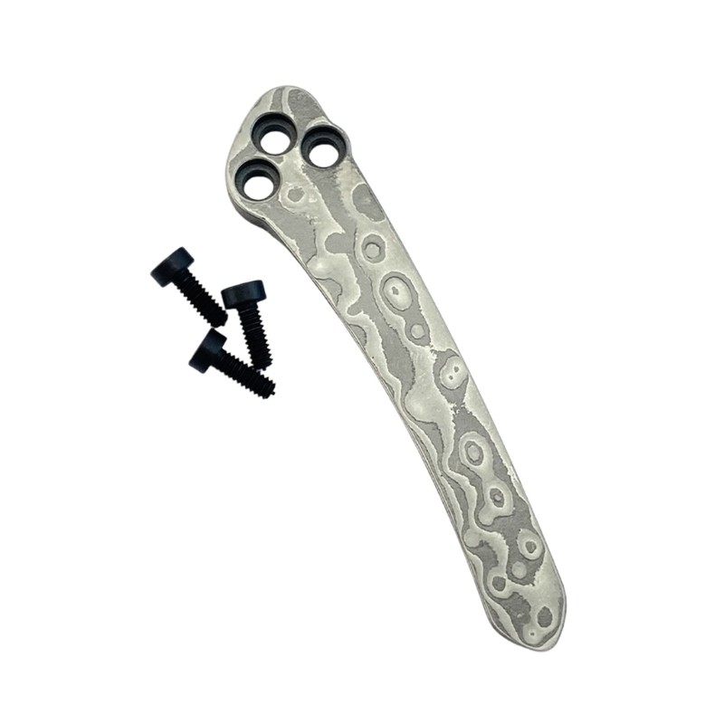 Precise Fit Alloy Clip Smooth Installation For Folding Tool Unique Damascus