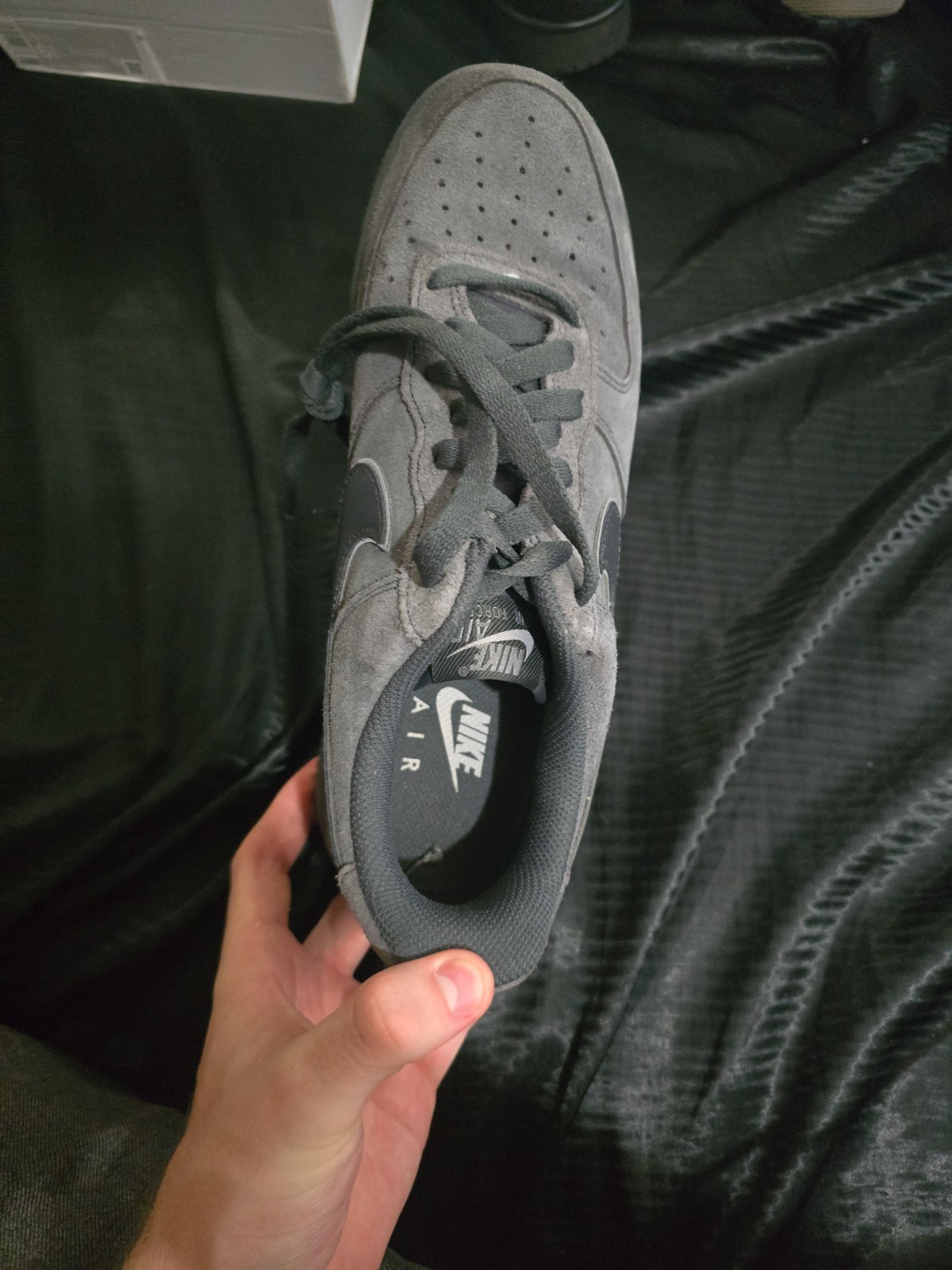 Nike Air Force 1 Low Top 'Anthracite' Sneakers