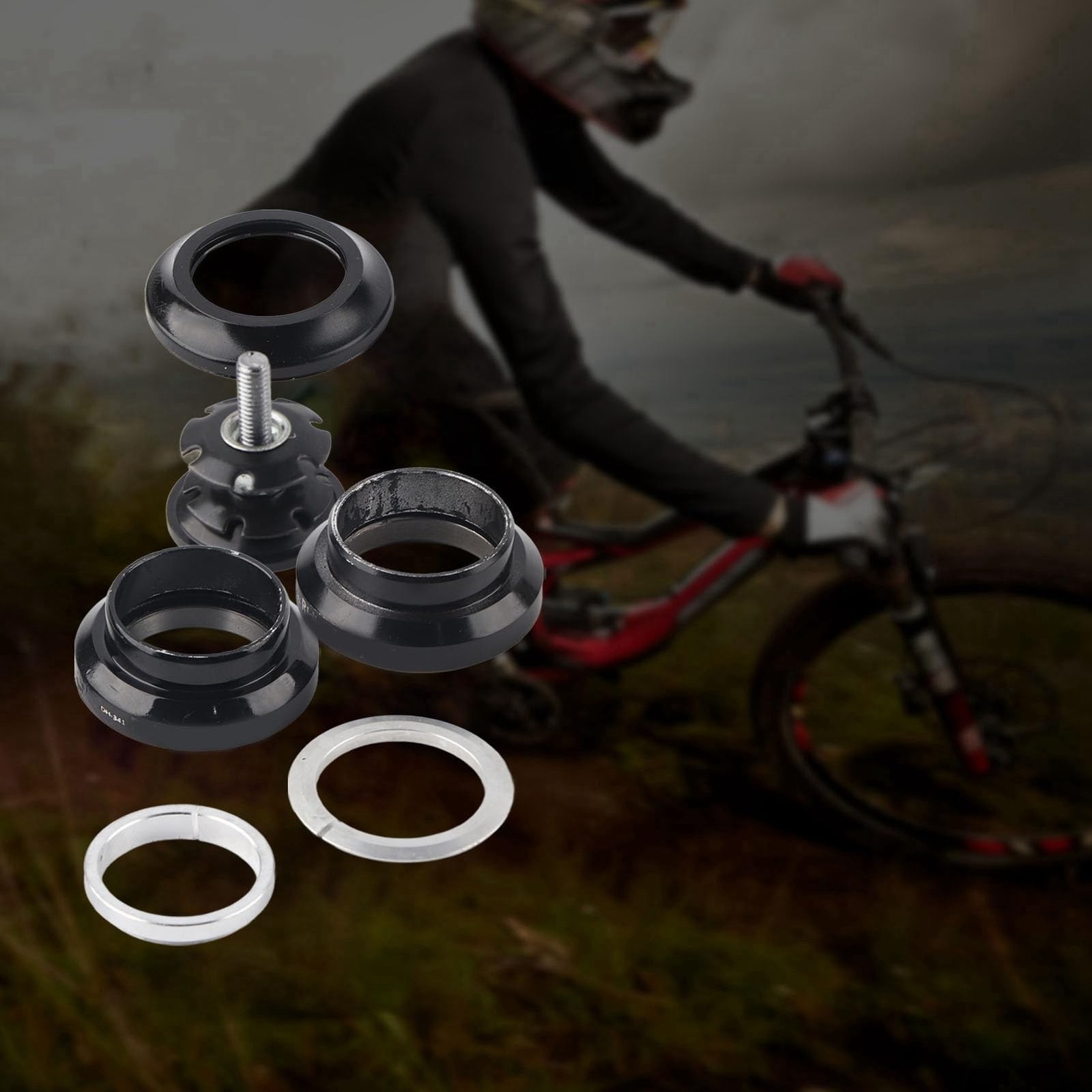 Bicycle Fork Headset 34mm Mountain Road Bike Threadless Bearing Component
