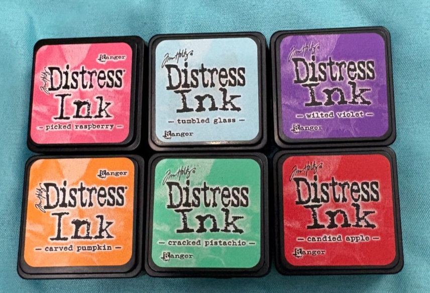 Tim Holtz Mini Distress Ink Pads lot (see description for details)