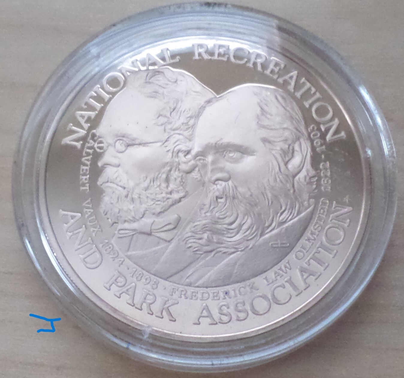 New York City Central Park 1876-1976 Bronze Medal