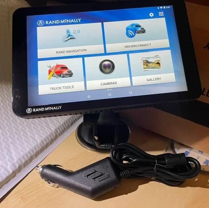 RAND MCNALLY TND750 7" TRUCK GPS RECEIVER LIFETIME MAPS UPDATED TO LATEST