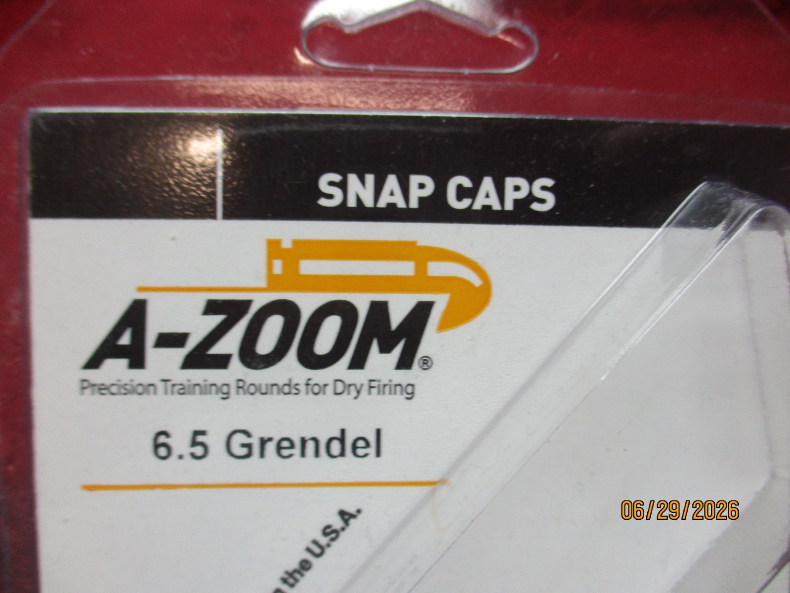 A-ZOOM Snap-Caps (Dummies) for: 6.5 Grendel, 2-Pack