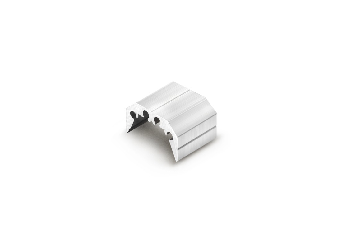 FHC ARCB2 Bottom Rail Connector Block - 1" Long Dark Bronze