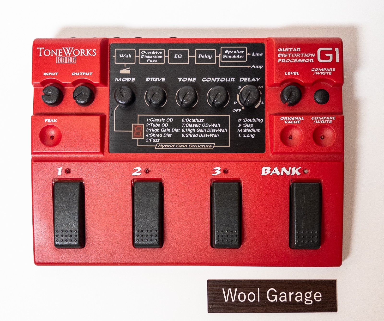 KORG Toneworks G1 Multi Effects Processor Tested Working Footswitch Issue