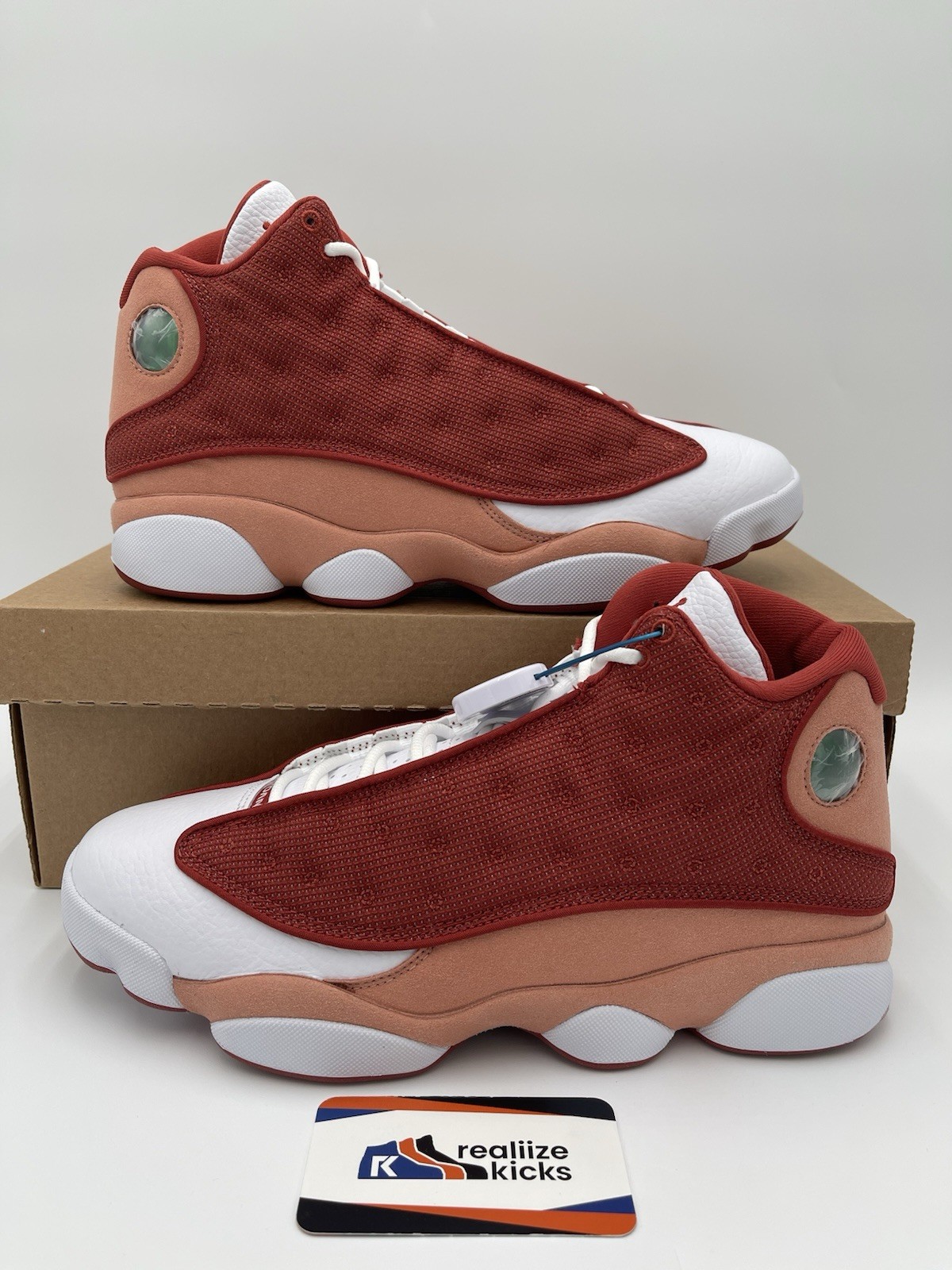 Mens Size 9.5 - Nike Air Jordan 13 Retro Dune Red (DJ5982-601) NB | NEW!