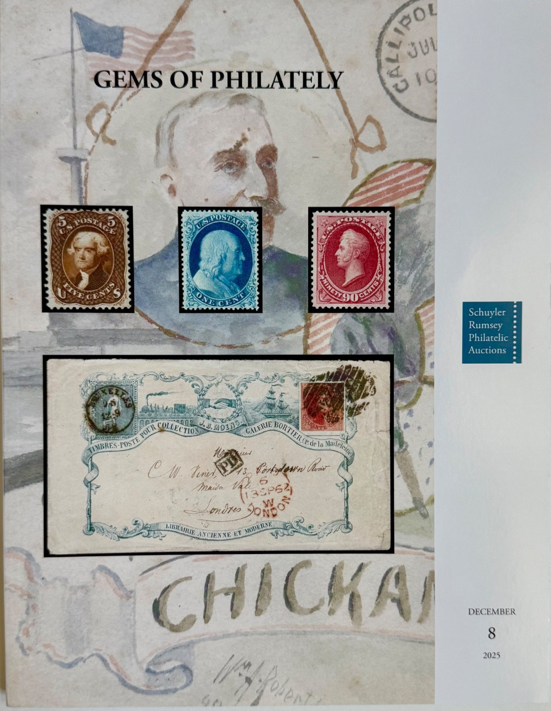 Schuyler Rumsey Philatelic Auction Catalog Gems of Philately December 2025 # 126