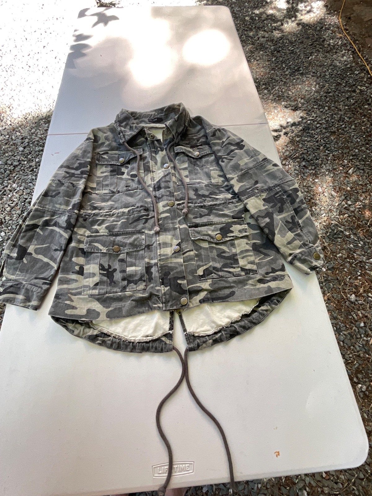 C-FATE MILITARY STYLE SMALL CAMO JACKET