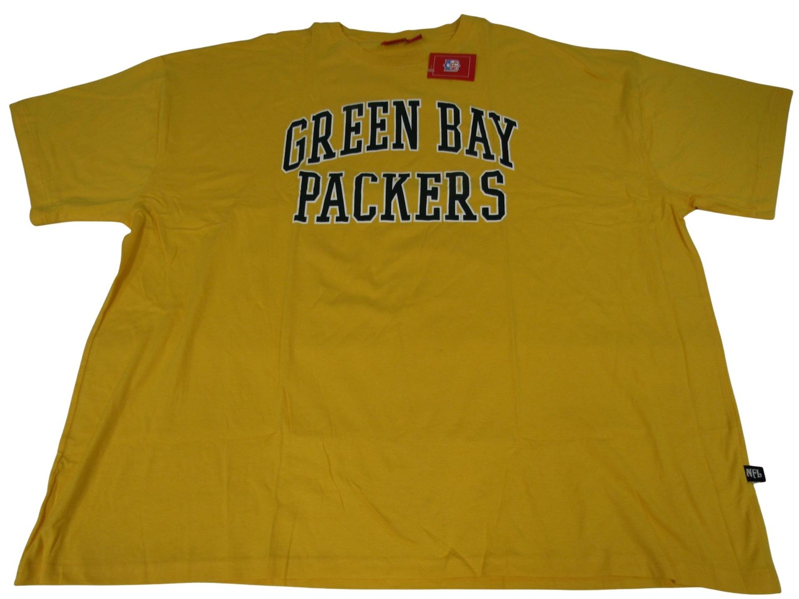 New Green Bay Packers Mens Size 5XL Yellow NFL Shirt