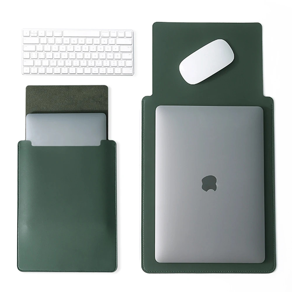 Notebook Sleeve Case Universal Minimalist  13 Inch Fit – Thin Protective PU Bag