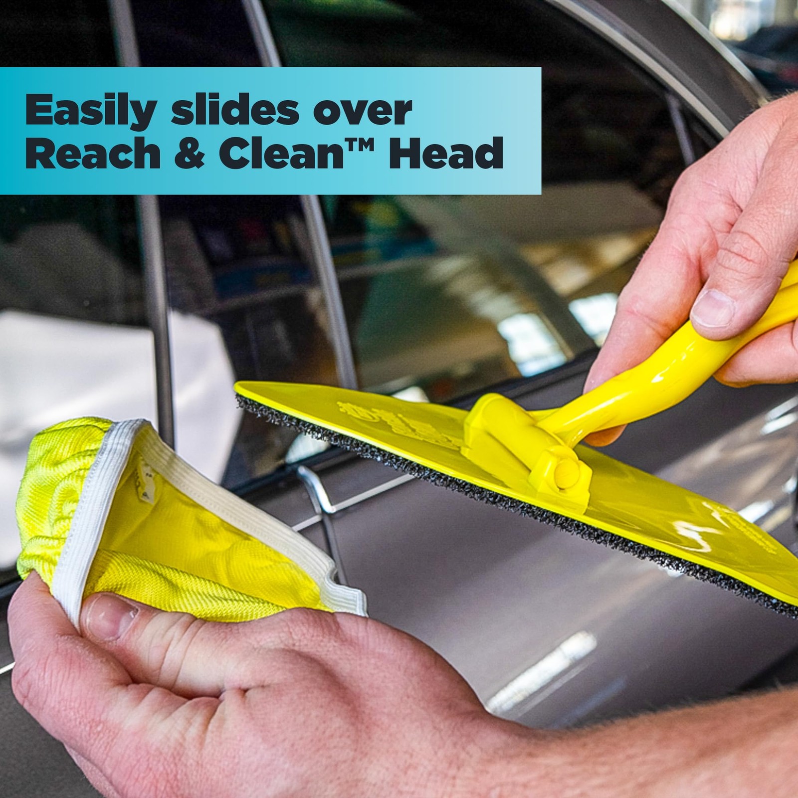 Replacement Bonnets Elastic Microfiber Pack of 3 95183 for Reach and Clean Tool