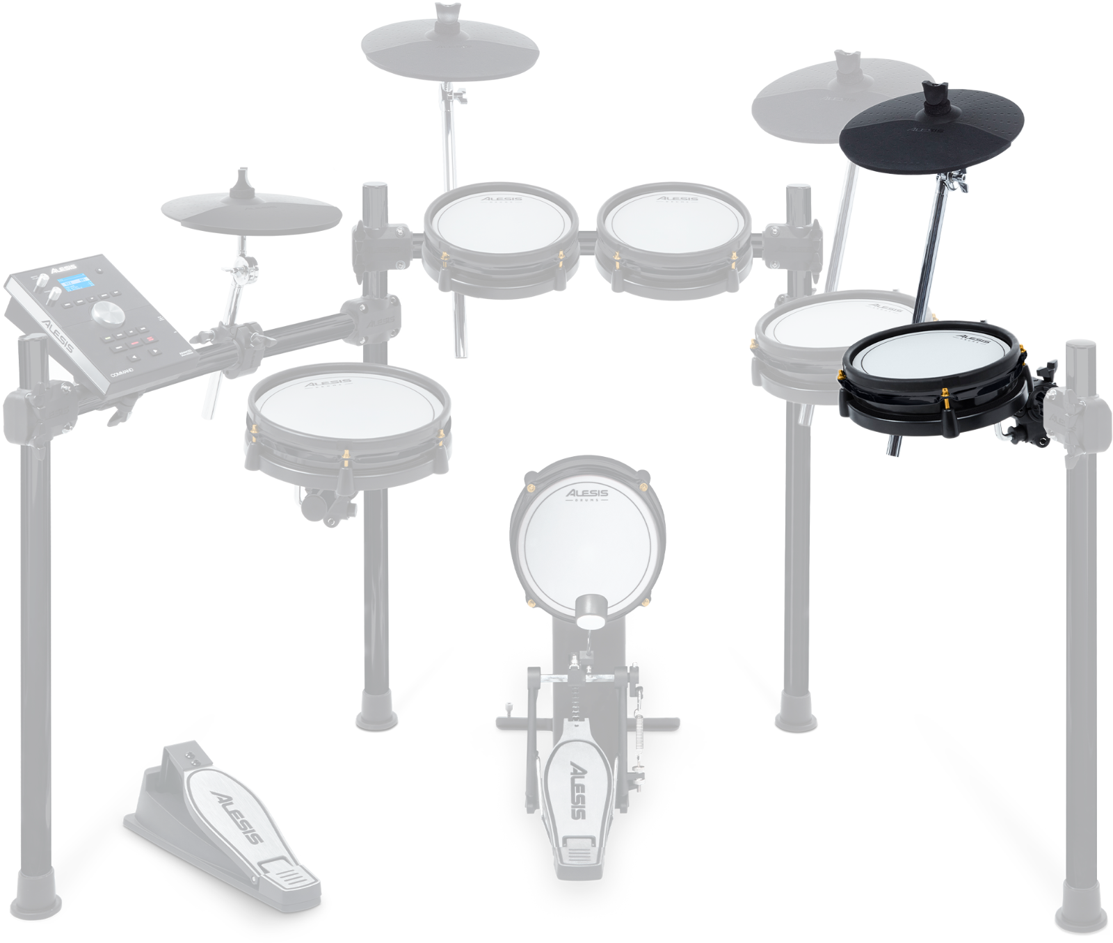 Alesis Drums Command SE Expansion Pack - 8" Pad, Choke Cymbal, 21" Arm