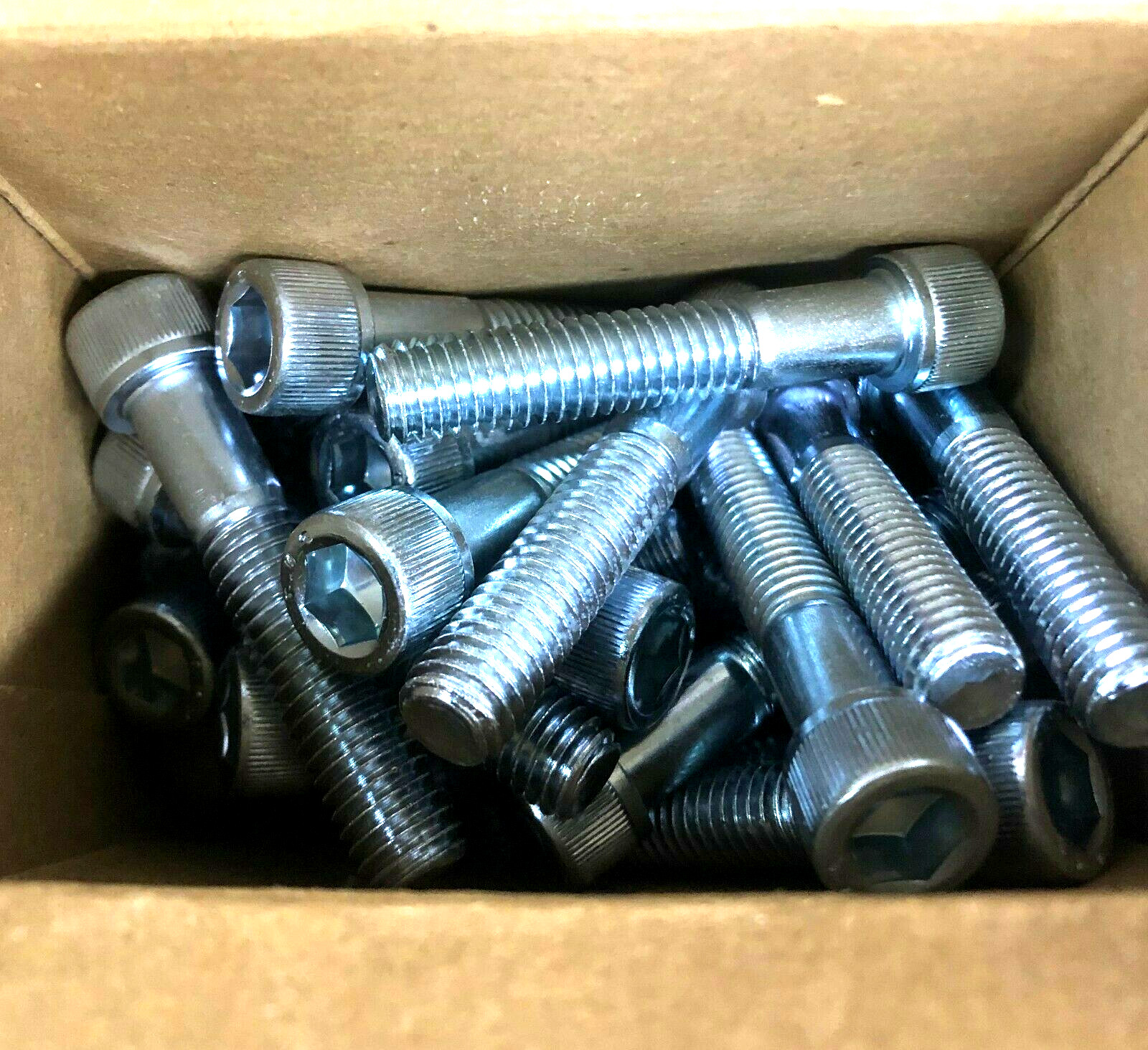 (25) 3/8-16 X 2 Socket Head Cap Screw Allen Bolt Alloy Grade 8 Zinc Plated 3/8x2