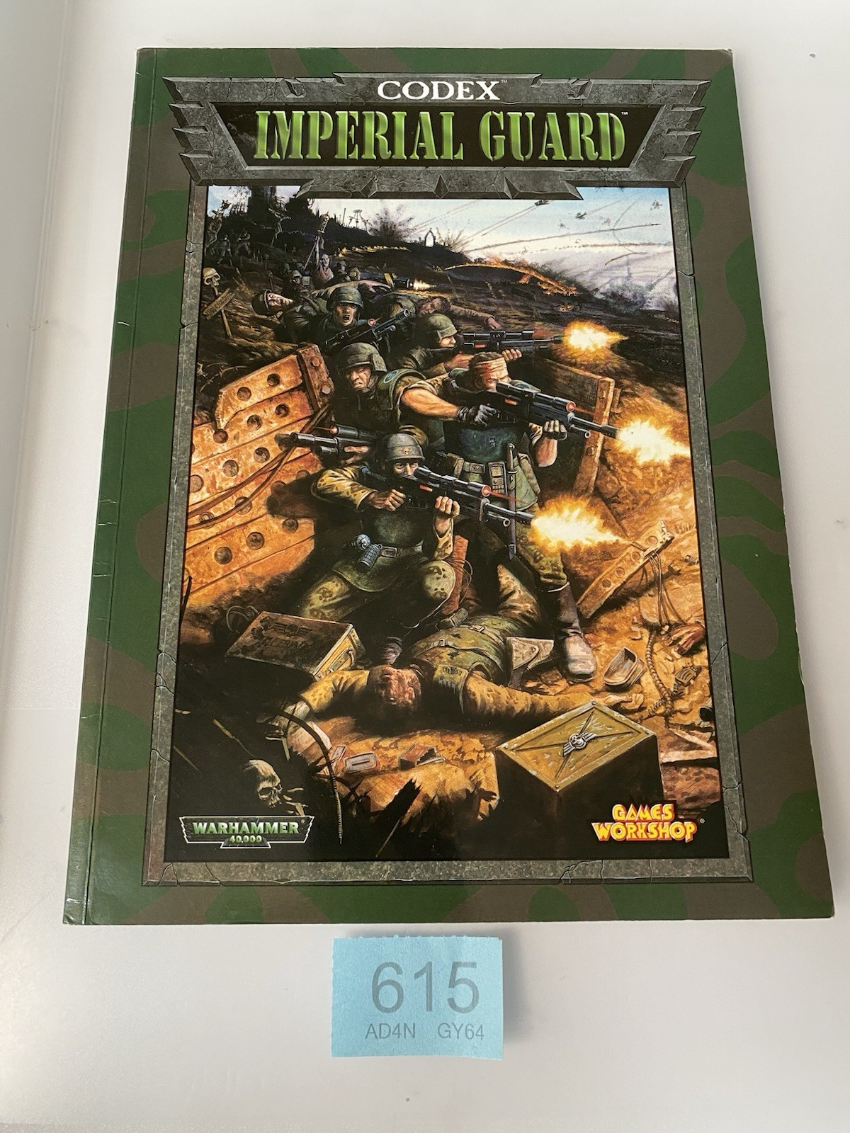 40k 3rd Ed Imperial Guard Codex, OOP Softcover Book, V.Good Condition