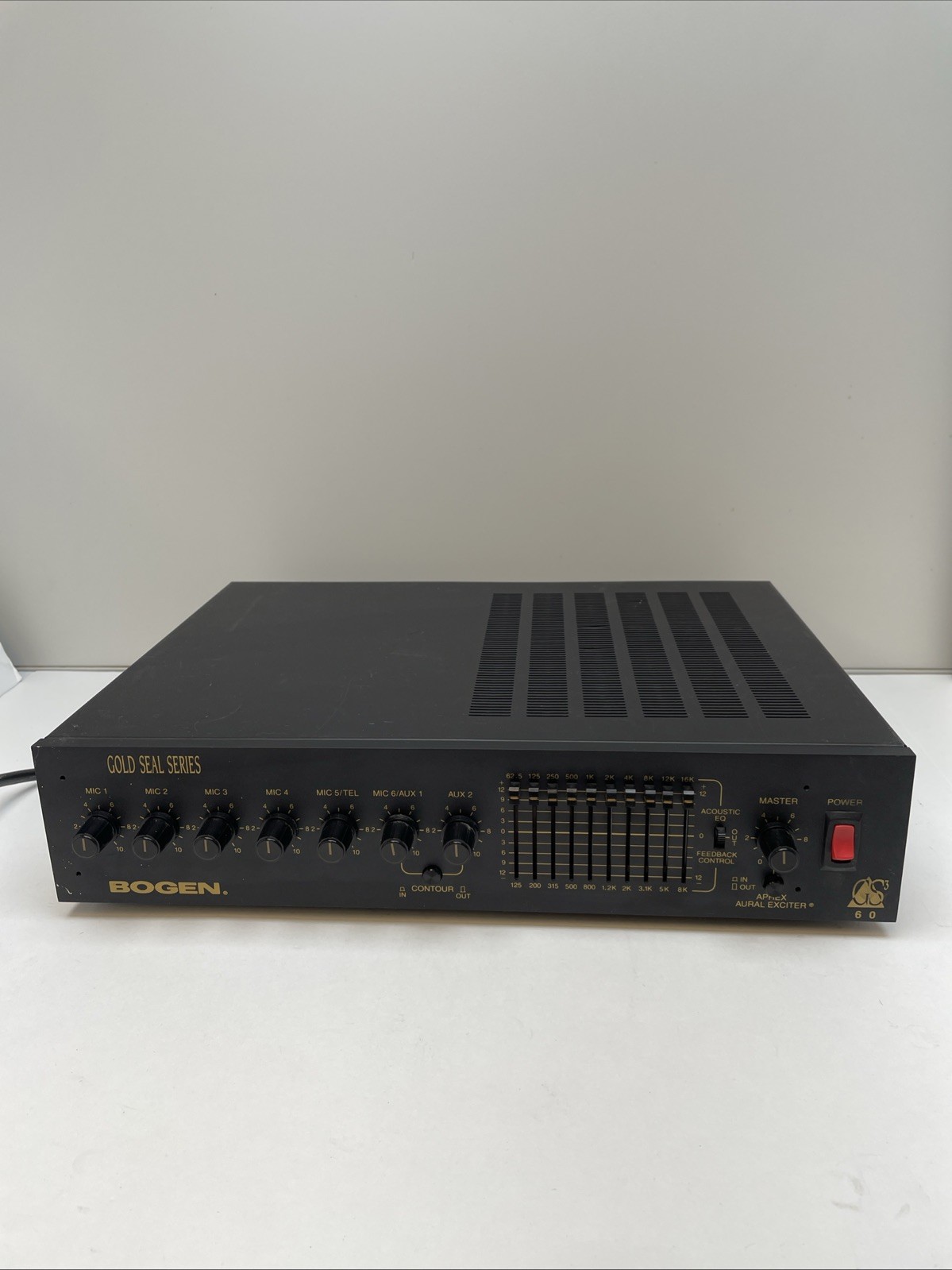 Bogen GS-60 Professional Commercial Public Address Gold Seal Amplifier GS60