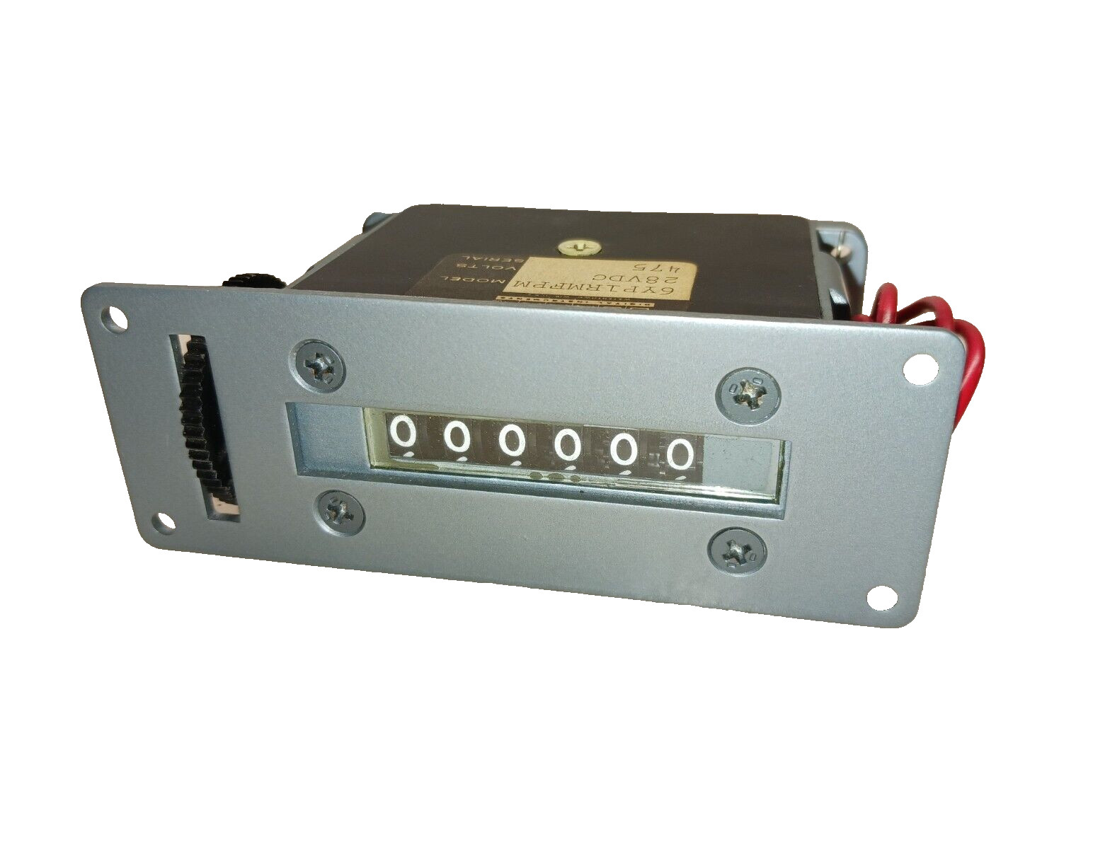 NEW DURANT 6 DIGIT COUNTER 28 VDC  6-YP-1-RMF-PM