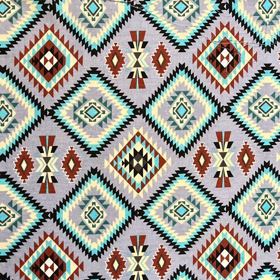 Fat Quarter Navajo & Aztec Influenced David Textiles 100% Cotton Fabric