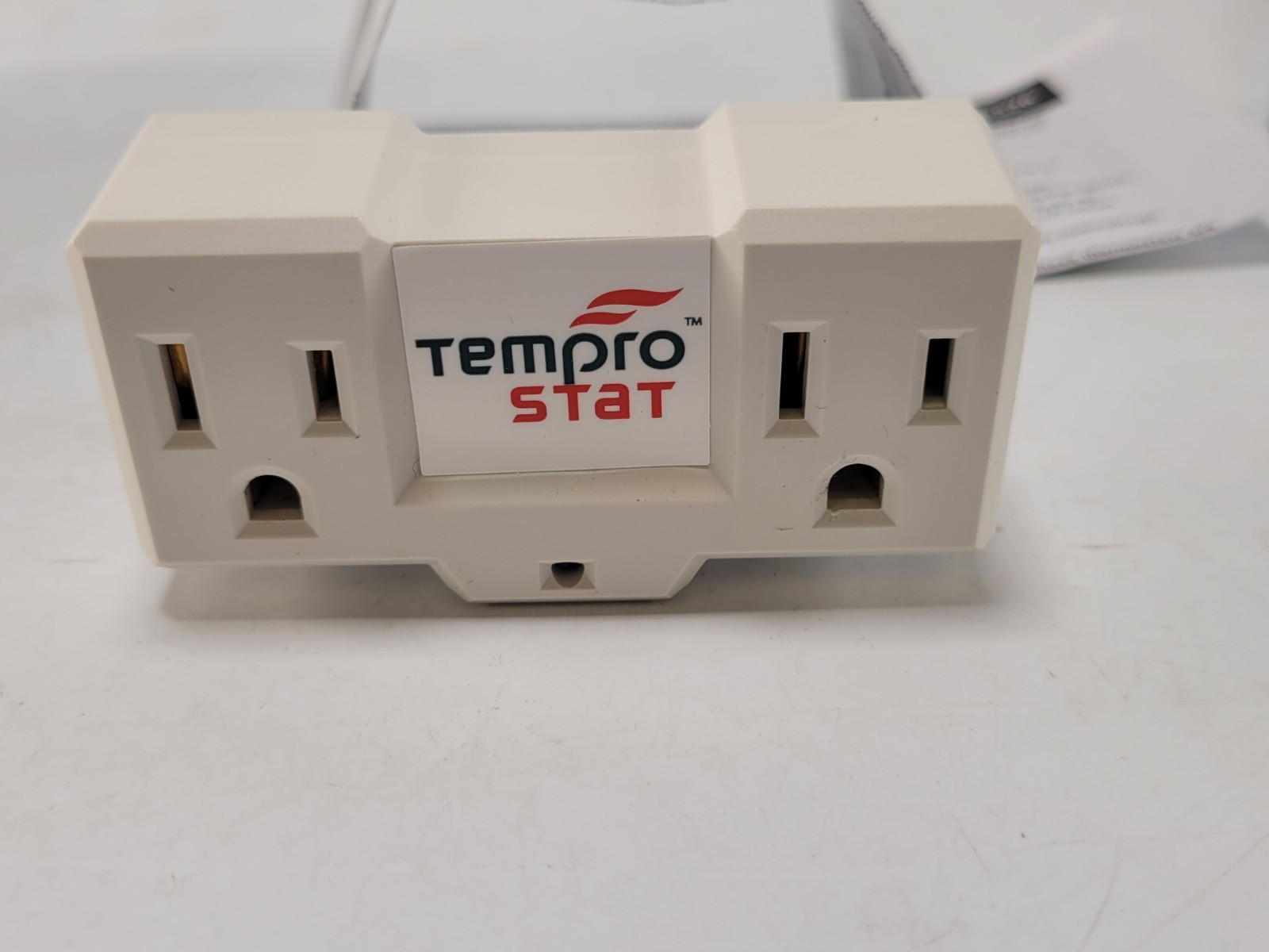 Tempro Stat TP526 Plug-In Freeze Protection Thermostat Open On Rise