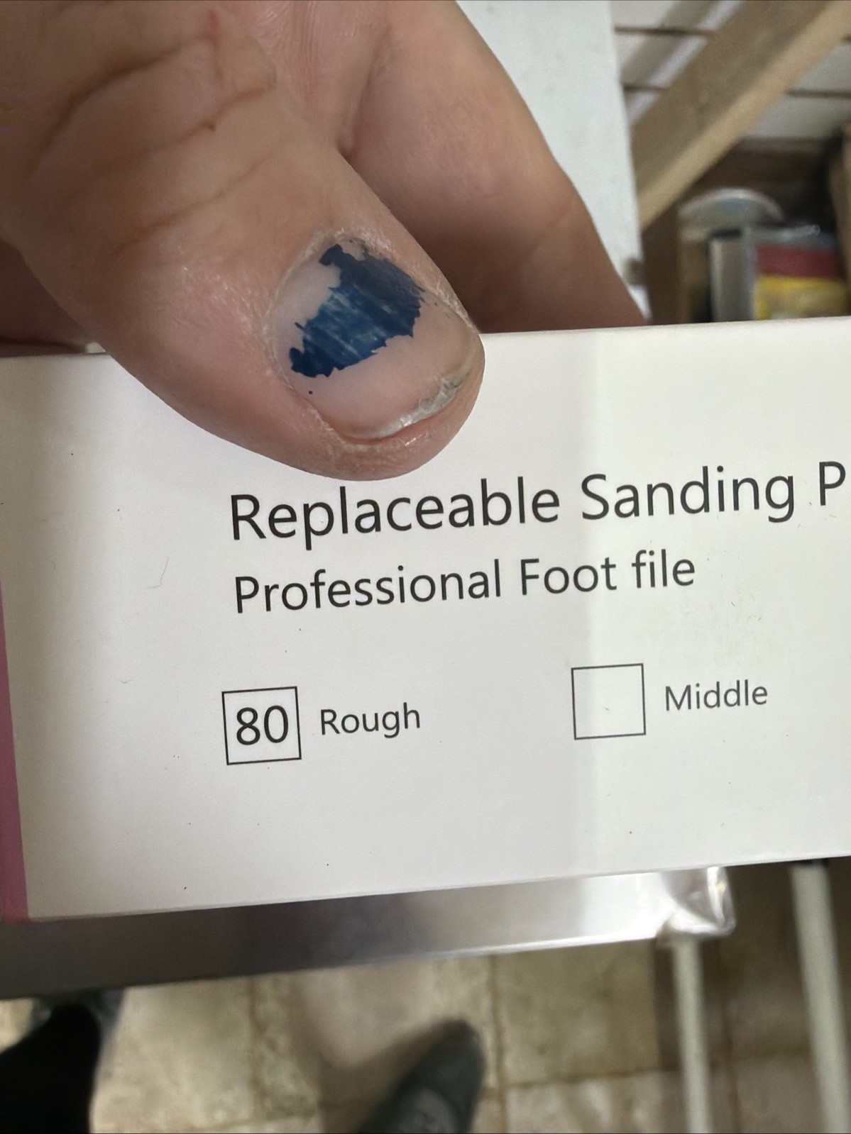 Replaceable Sandpaper for Electric Foot File: 60 Pcs/Per Box 2 Box Set 120 Total
