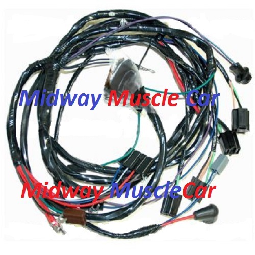 front end headlight headlamp wiring harness 65 Chevy Impala Caprice Biscayne