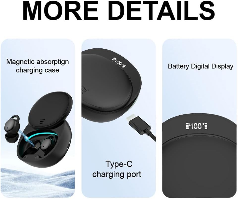 Mini Pro LX-410 Noise Cancelling Sleep Wireless Earbuds