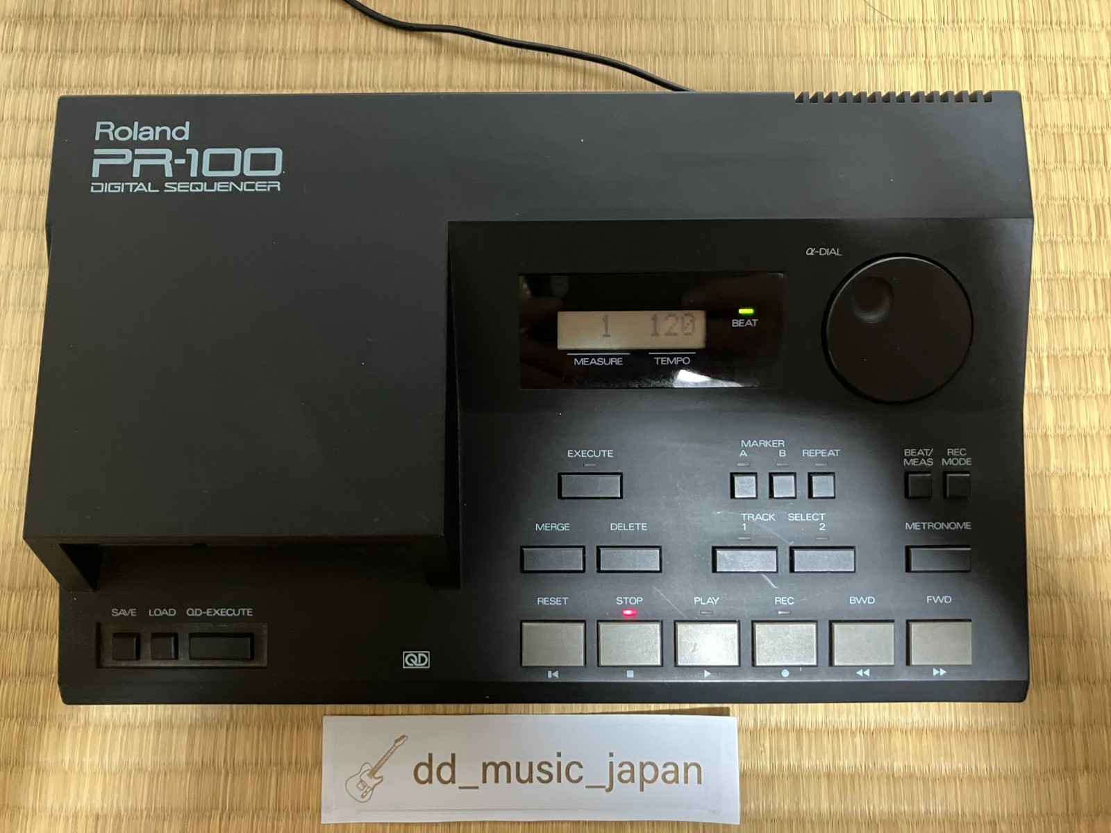 ROLAND PR-100 DIGITAL MIDI SEQUENCER Used From Japan