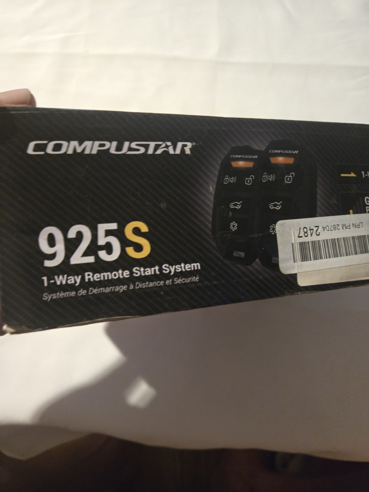 Compustar CS925S 4-Button 1 Way Remote Start System Open Box