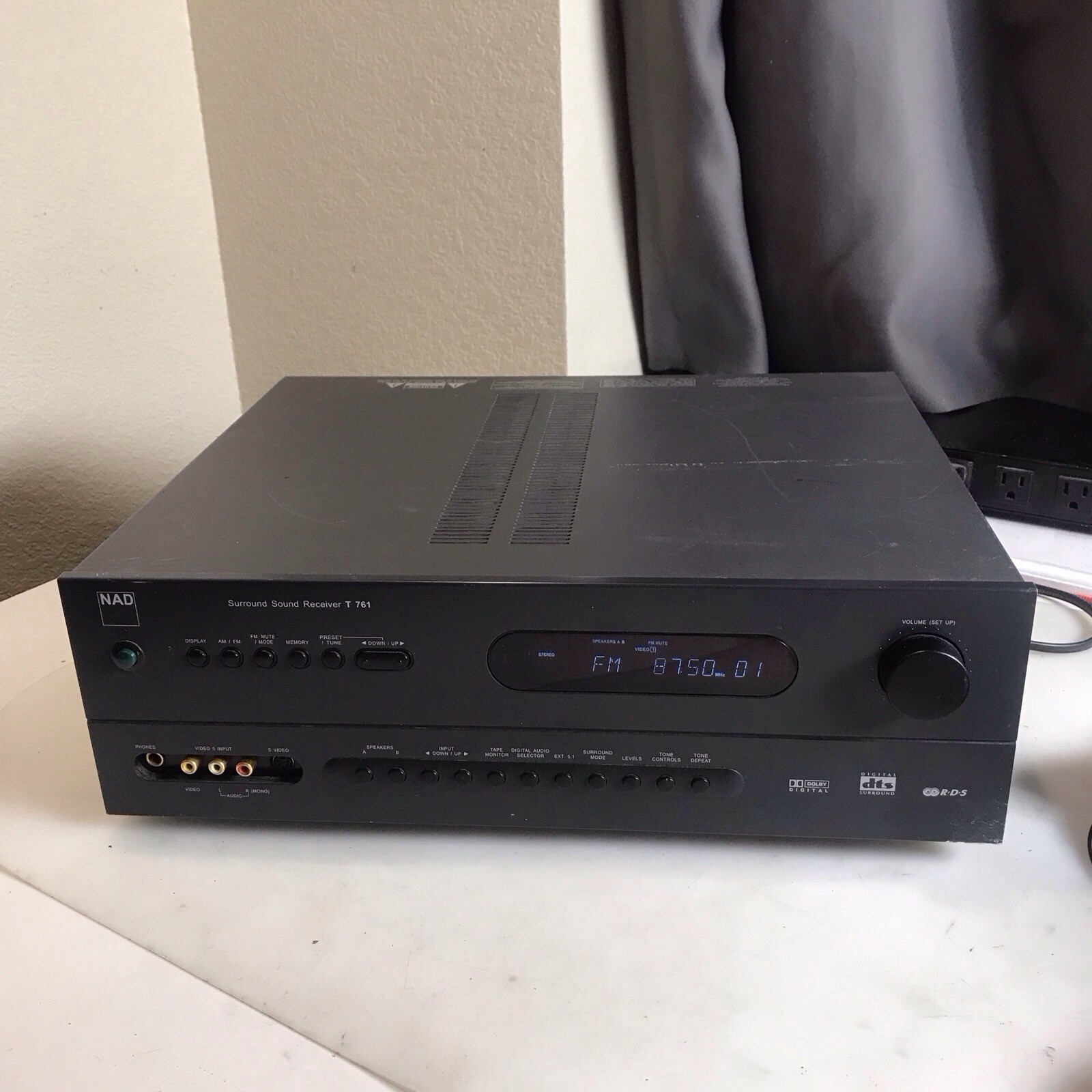 NAD T 761 Surround Sound Audio Receiver - Tested Working - no remote