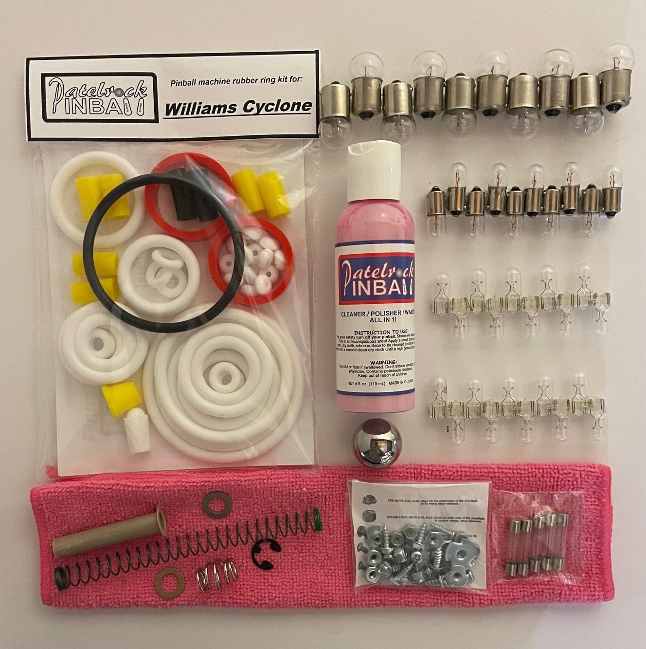 1988 Williams Cyclone Pinball Machine Maintenance Tune Up Kit