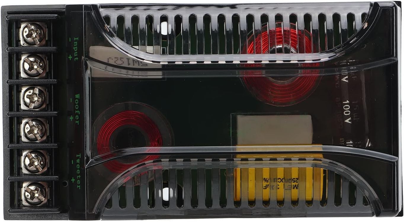Bass Improvement 2 Way Crossover for Car Speakers-~