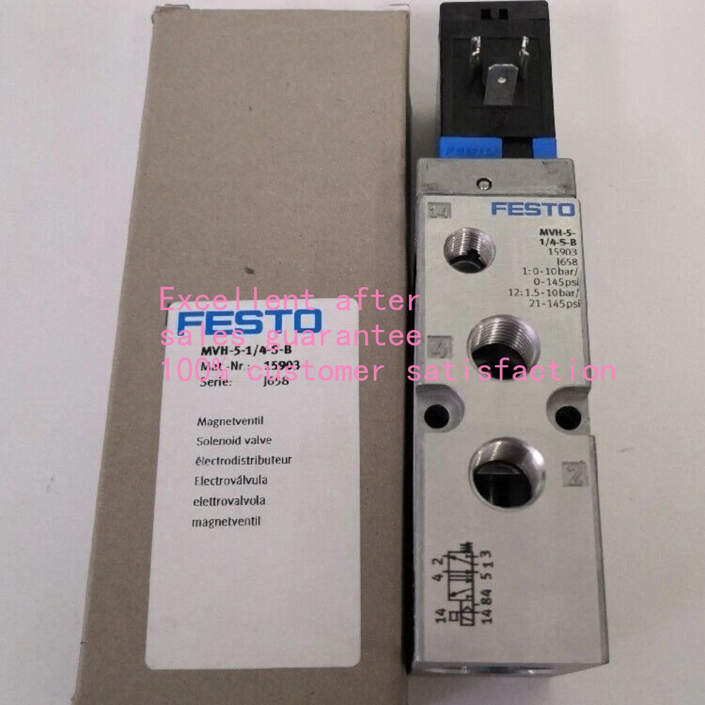 1PC NEW in Box FESTO MVH-5-1/4-S-B 15903 DC24V Solenoid Valve MVH514SB