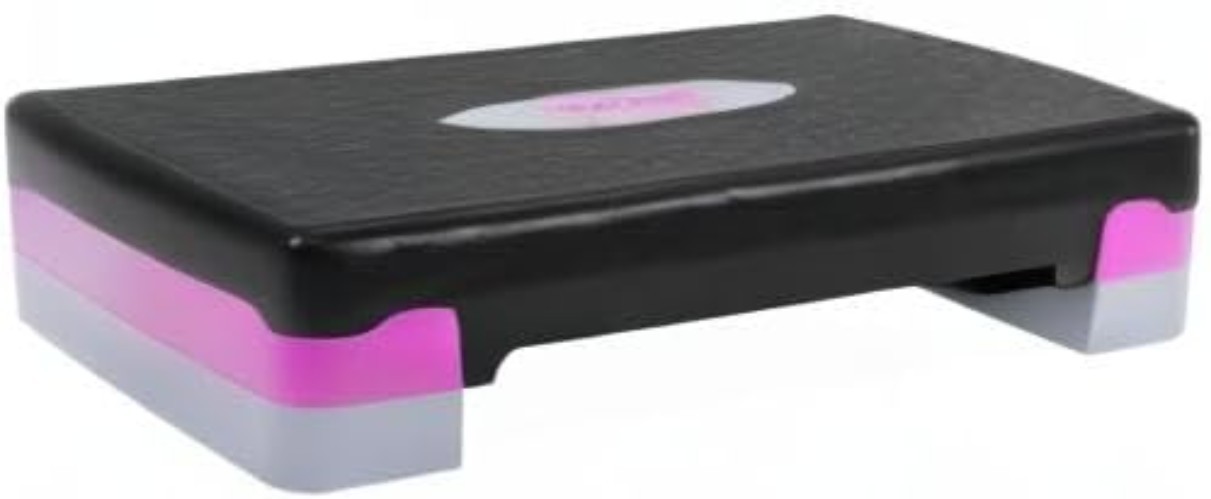 Fitness Stepper Exercise Platform - Adjustable Step for Cardiovascular Workouts