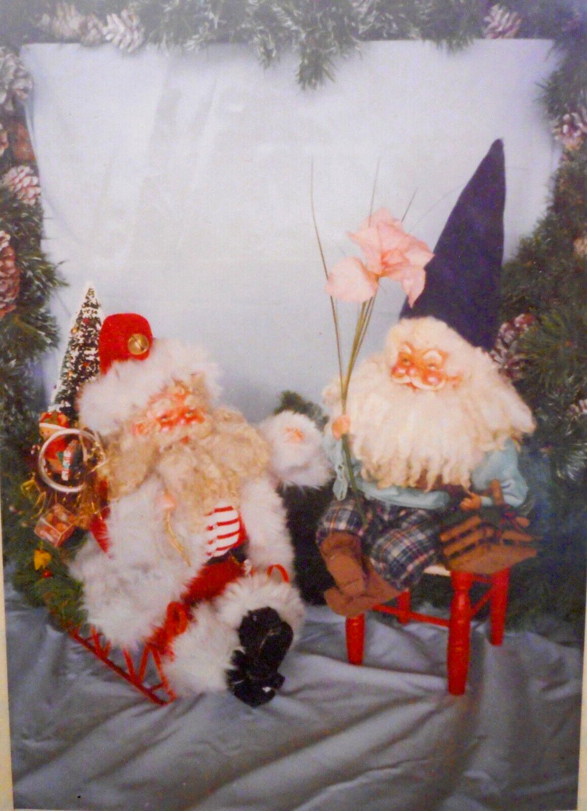 Woodland Fantasys Design Pattern Woodland Gnome & Santa Christmas 1986 New F5
