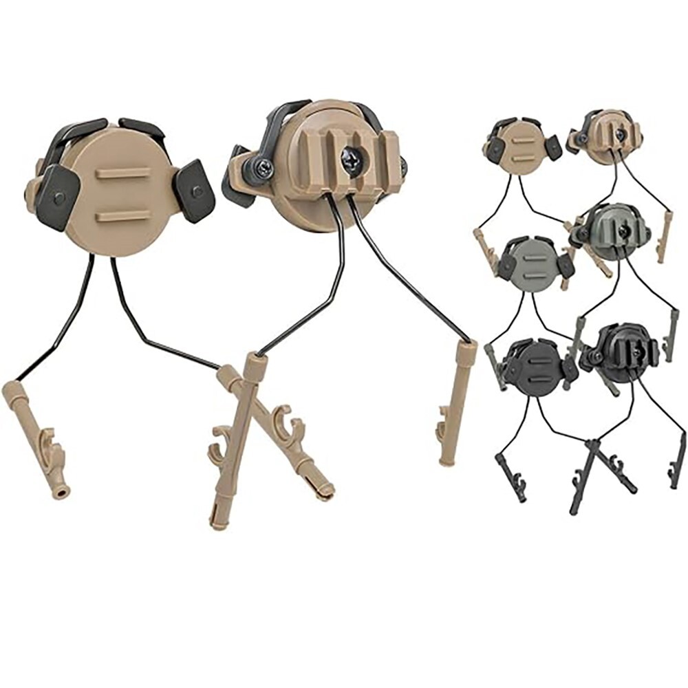 Premium Arc Rail Adaptor Tactial Helmet Rail Suspension Headset Bracket Ear Muff