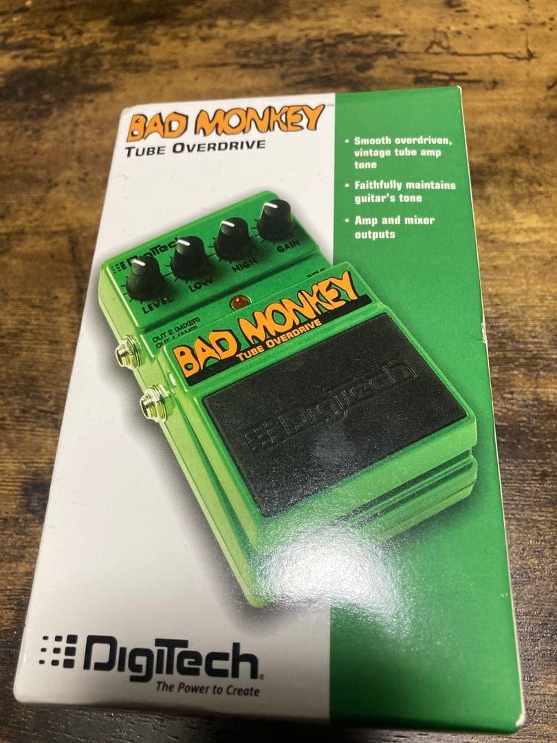 Digitech BadMonkey Overdrive Pedal Excellent Condition with Box & Accessories
