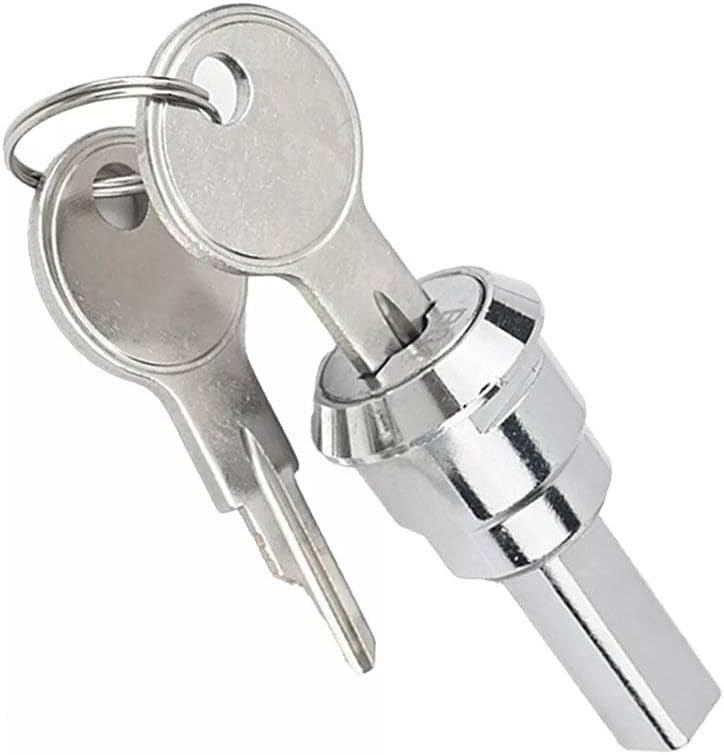 A Set Silver Universal Stainless Toolbox Lock, Toolbox Lock Iron Cabinet Inse...