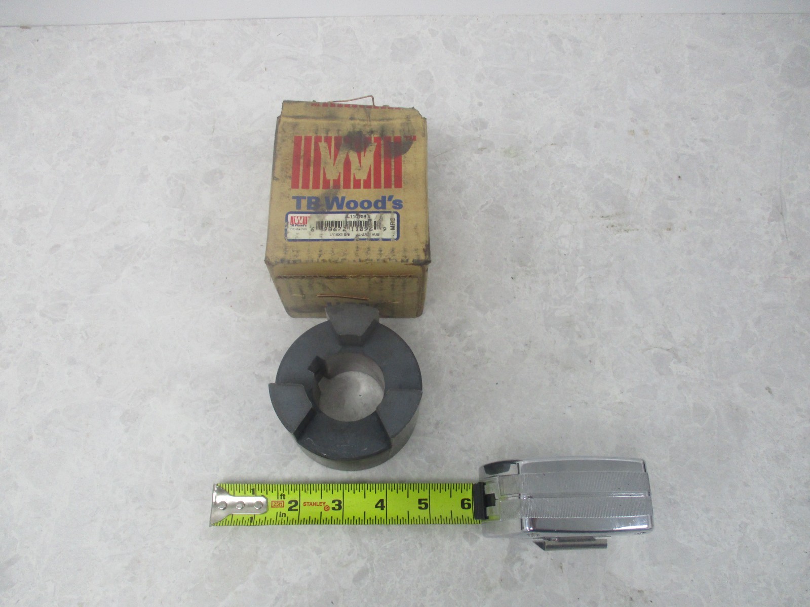 TB WOODS L110158 JAW COUPLING, 1-5/8" BORE, AB0091