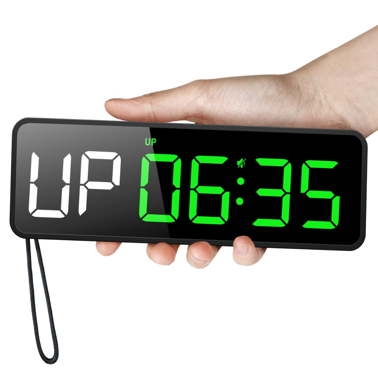 Portable Gym Timer: Small Fiteness Digital Clock Remote Control