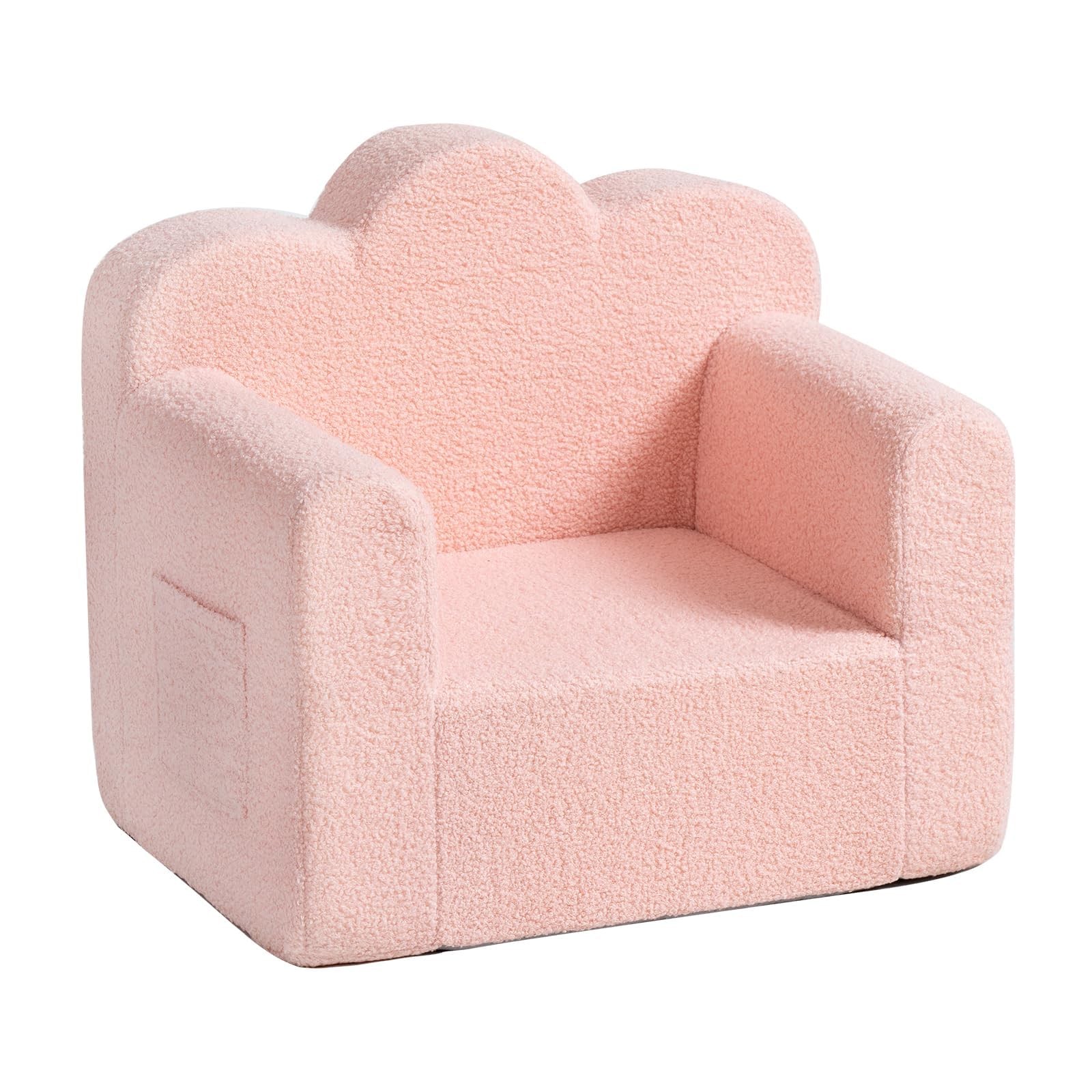 Sofa, Childrens Couch with Carry Handle, Portable Foam Sofa Couch, Lightweigh...