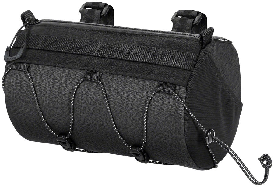 Topeak Tubular BarBag Waterproof Handlebar Duffle with Mesh Pockets & Hook and