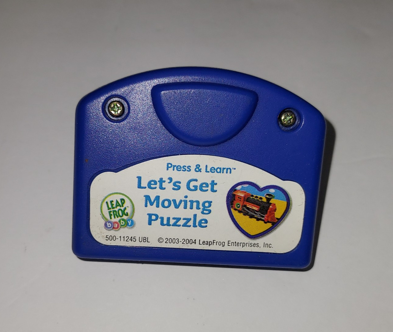 LEAP PAD BABY LeapFrog LET'S GET MOVING PUZZLE Replacement Cartridge ONLY