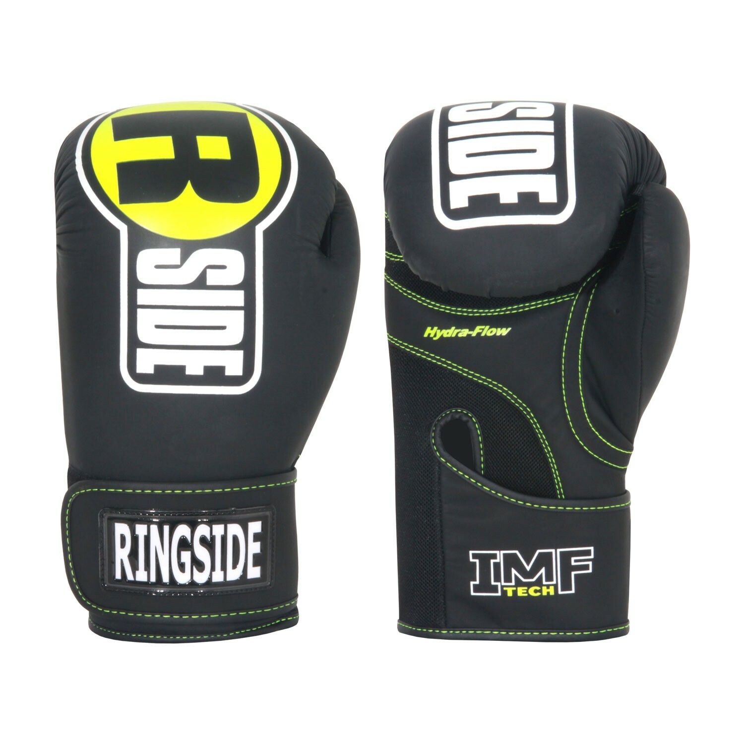 New Ringside Boxing MMA Kickboxing Black Stealth FTG4 Bag Gloves