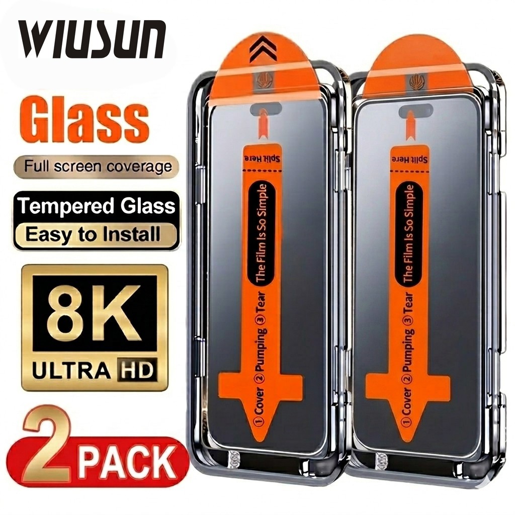Full Cover Tempered Glass for iphone 17 16 15 14 13 Pro Max 17E Screen Protector