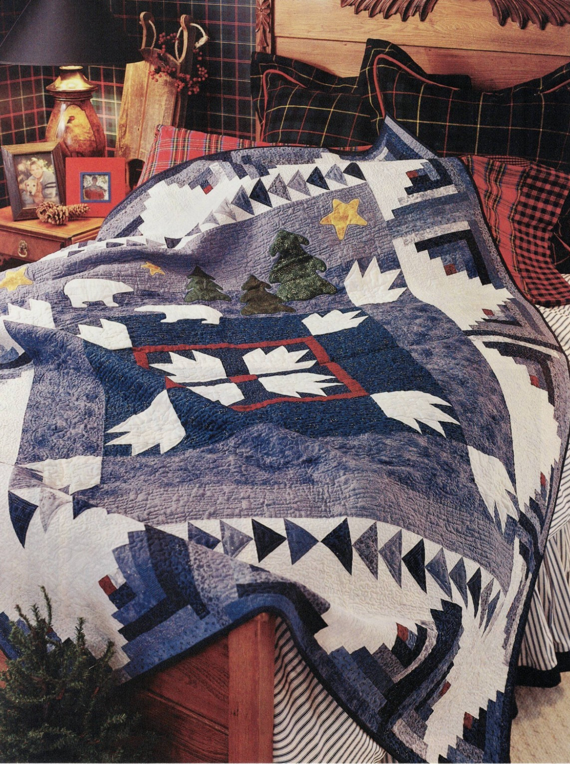 White Bear Wonderland Quilt Pattern Pieced/Applique LR
