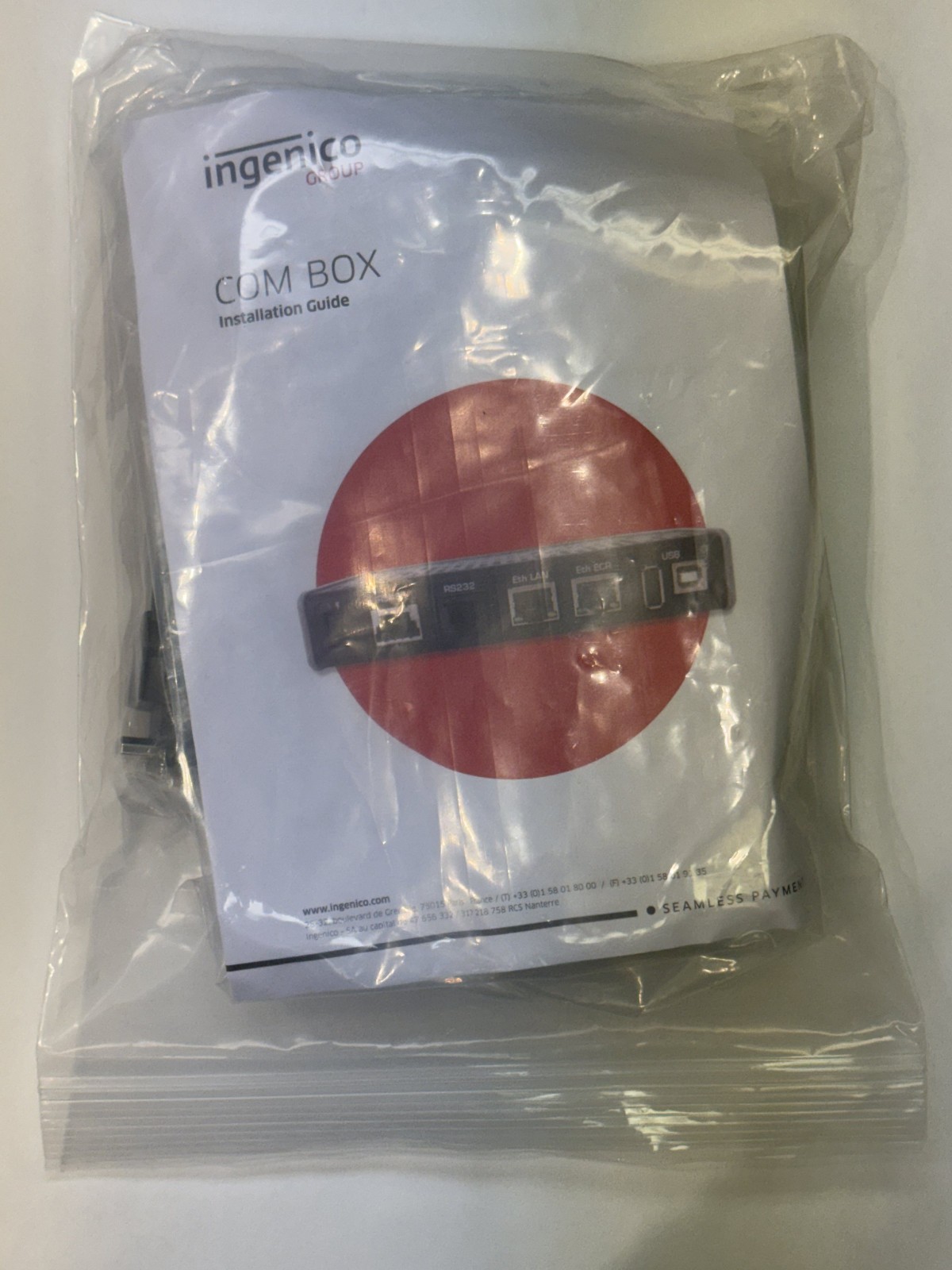 Ingenico POS Combox Magic Box Model: Combox RS485 RS232 Eth LAN Eth ECR USB